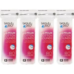 Total Qty (320) Premium 100% Cotton Rounds